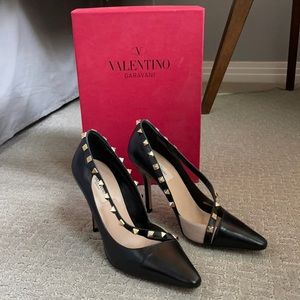 Valentino rockstud pumps 37.5